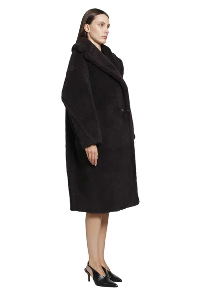 Max Mara Teddy Bear Icon Coat In Brown