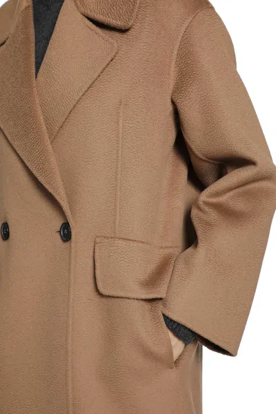 S Max Mara Wool Coat In Beige