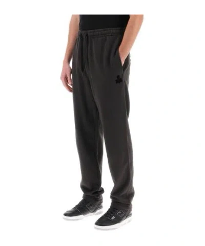 Isabel Marant Solid Color Casual Long Pants In Black