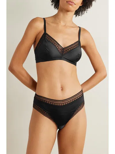 Eres Cotillon Triangle Bra In Black