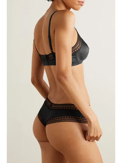 Eres Cotillon Triangle Bra In Black