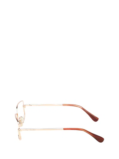 Max Mara Square Frame Glasses In Pink