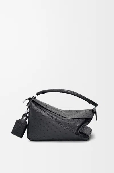 Loewe Small Single-handle Shoulder Bag In Black