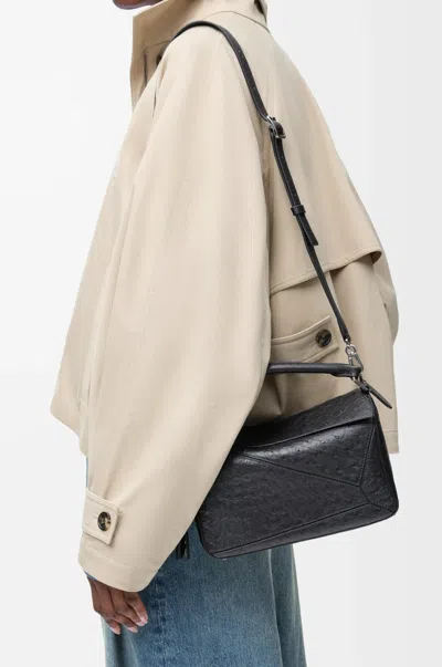 Loewe Small Single-handle Shoulder Bag In Black