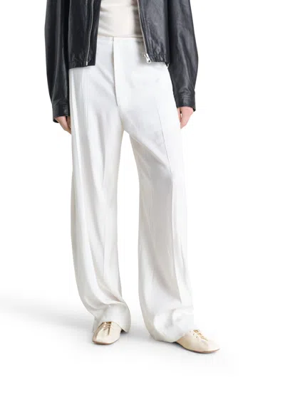 Lemaire Souris Classic Flat Derbies In White