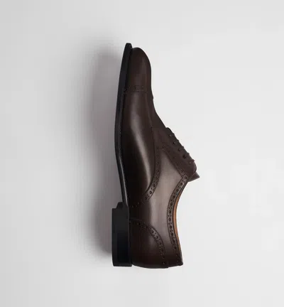 Dior Heir Derby Brogue In Black