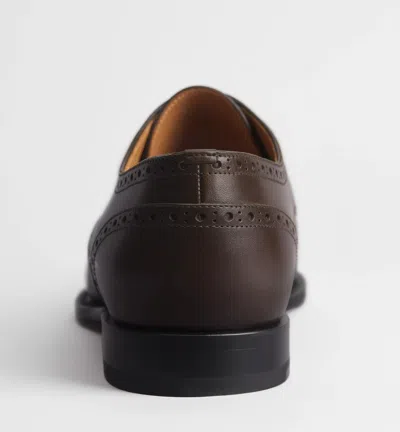 Dior Heir Derby Brogue In Black