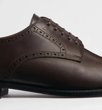 Dior Heir Derby Brogue In Black