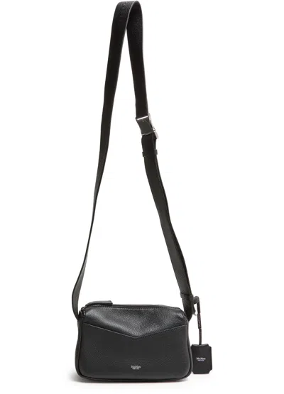 Max Mara Kipper Leather Shoulder Bag In Black