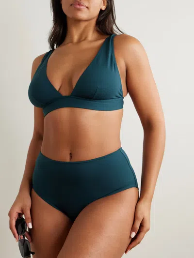 Eres Remember High-waisted Bikini Bottoms In Blue