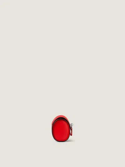 Givenchy Pout Small Bag In Leather In Deep Red