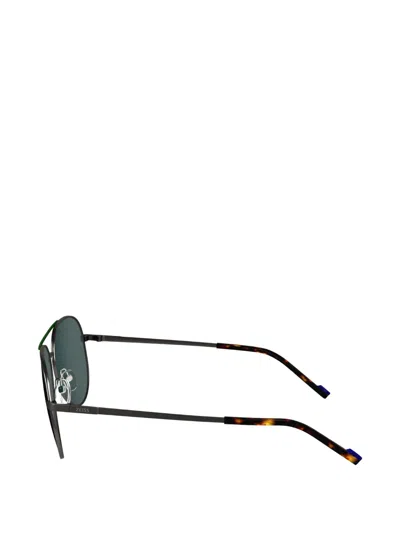Zeiss Pilot-frame Double-bridge Sunglasses In Gray
