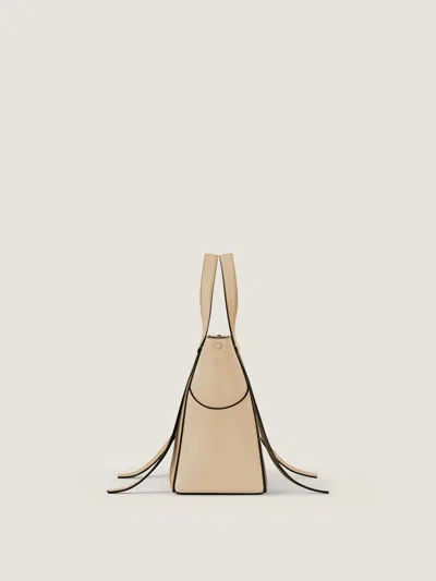 Givenchy Medium The Snatch Bag In Grained Leather In Dunes