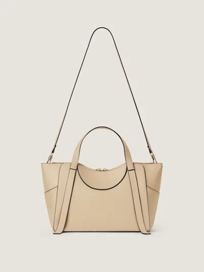 Givenchy Medium The Snatch Bag In Grained Leather In Dunes