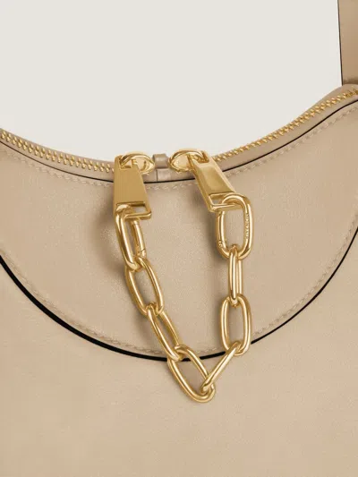 Givenchy Medium The Snatch Bag In Grained Leather In Dunes