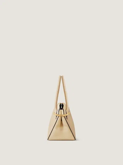 Givenchy Medium Pinch Bag In Leather In Dunes