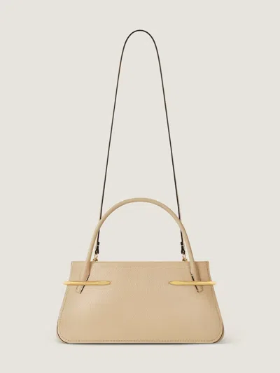 Givenchy Medium Pinch Bag In Leather In Dunes