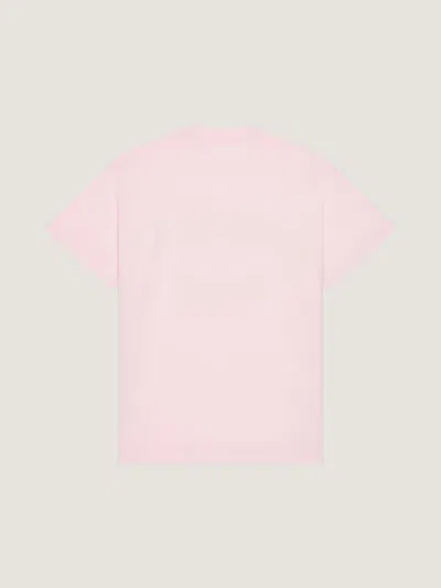 Givenchy Logo Applique Cotton T-shirt In Pink