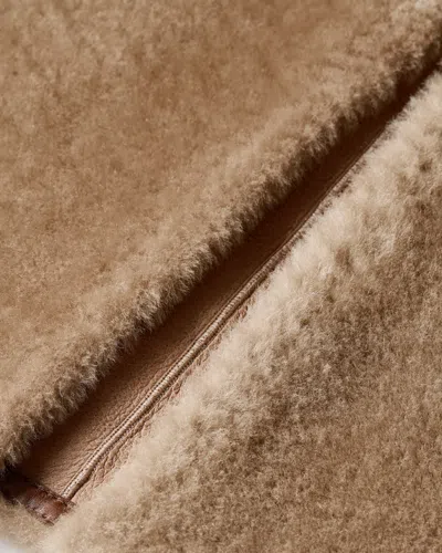 Saint Laurent Pencil Skirt In Gres/marron Glace