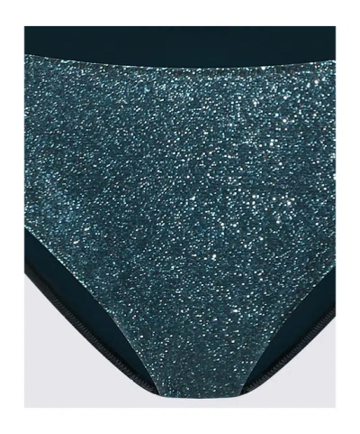 Oseree Wide-strap Bikini Two-piece Set In Blue