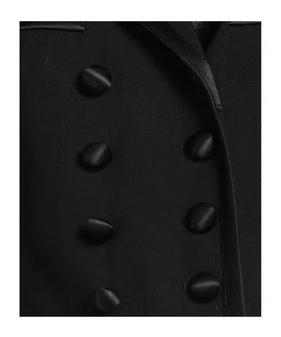 Dolce & Gabbana Double-breasted Blazer In Black