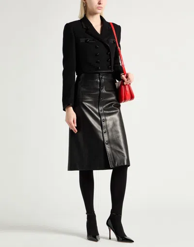 Dolce & Gabbana Double-breasted Blazer In Black
