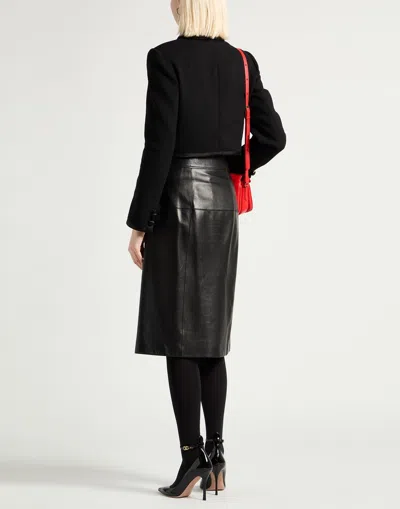 Dolce & Gabbana Double-breasted Blazer In Black