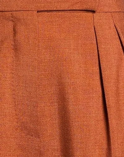 Max Mara Simple Straight-leg Pants In Brown