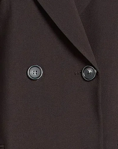 Sportmax Double-breasted Blazer In Black