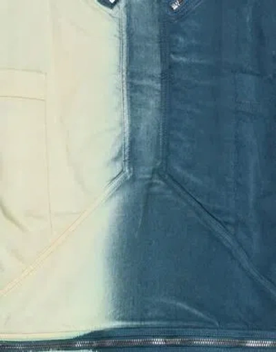 Rick Owens Gradient Denim Maxi Skirt In Blue