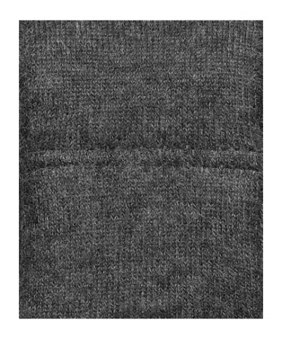 Max Mara Solid Long Sleeve Knit Sweater In Gray