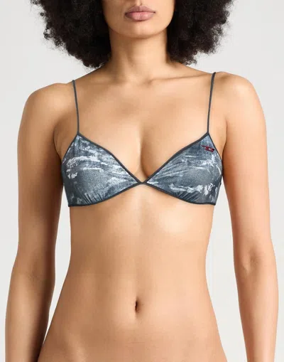 Diesel Multi-color Triangle Bikini In Gray