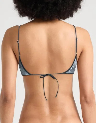Diesel Multi-color Triangle Bikini In Gray