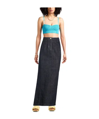 Jacquemus Denim Skirts In Blue