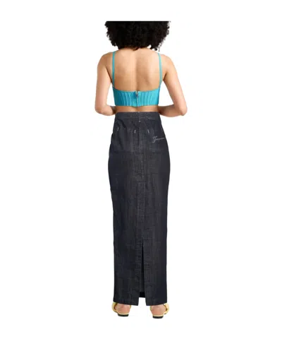Jacquemus Denim Skirts In Blue