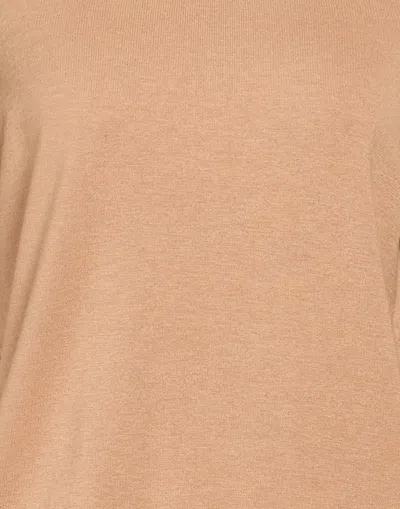 Weekend Max Mara Solid Color Polo Necks In Brown