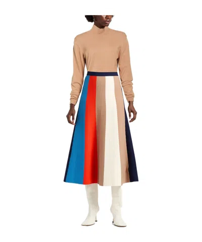 Weekend Max Mara Solid Color Polo Necks In Brown