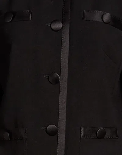Dolce & Gabbana Solid Color Jackets In Black