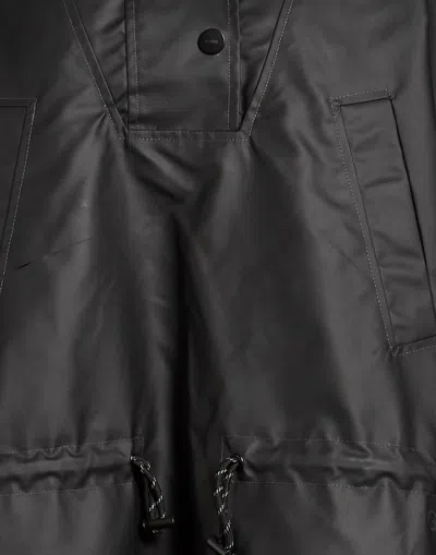 Ganni Solid Color Jackets In Black