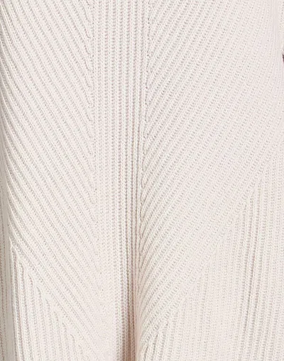 Max Mara Solid Color Long-sleeve Knit Sweatshirt In White