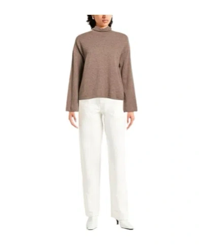 Max Mara Light And Thin Wool Sweater In Khaki
