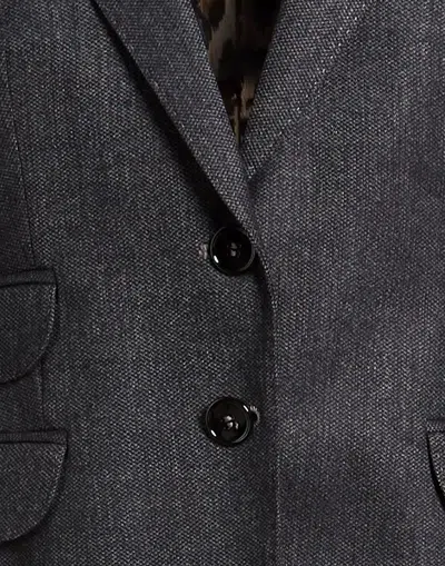 Dolce & Gabbana Single-breasted Blazer In Gray