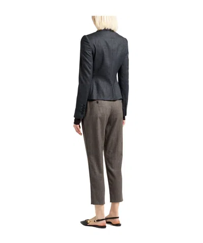 Dolce & Gabbana Single-breasted Blazer In Gray
