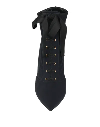 Dolce & Gabbana Ankle Boots In Black