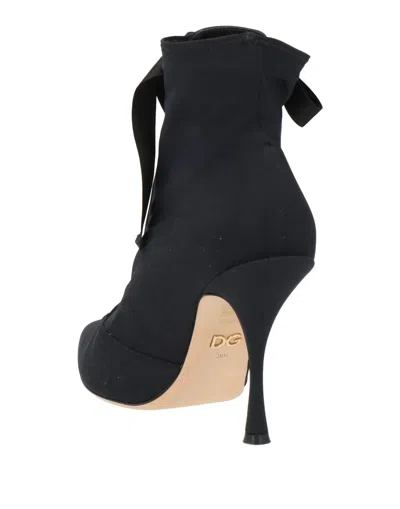 Dolce & Gabbana Ankle Boots In Black