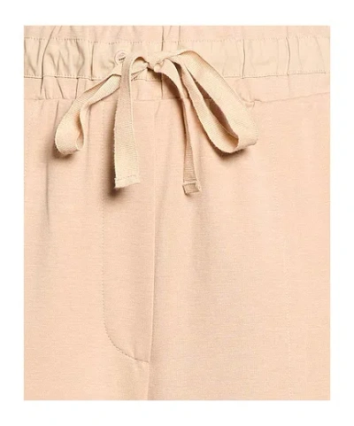 Weekend Max Mara Simple Sweatpants In Gold