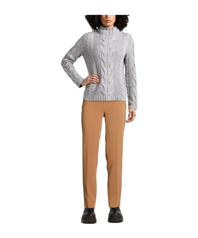 Max Mara Minimal Cuffed Pants In Camel