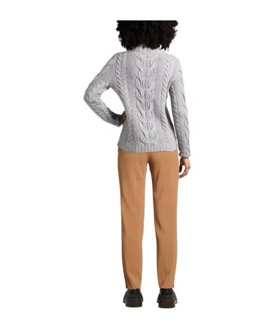 Max Mara Minimal Cuffed Pants In Camel