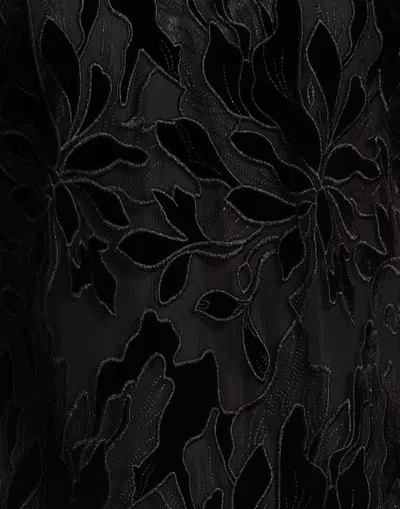 Max Mara Solid Color Tops In Black