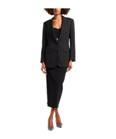 Dolce & Gabbana Wool Suit Jacket In Black